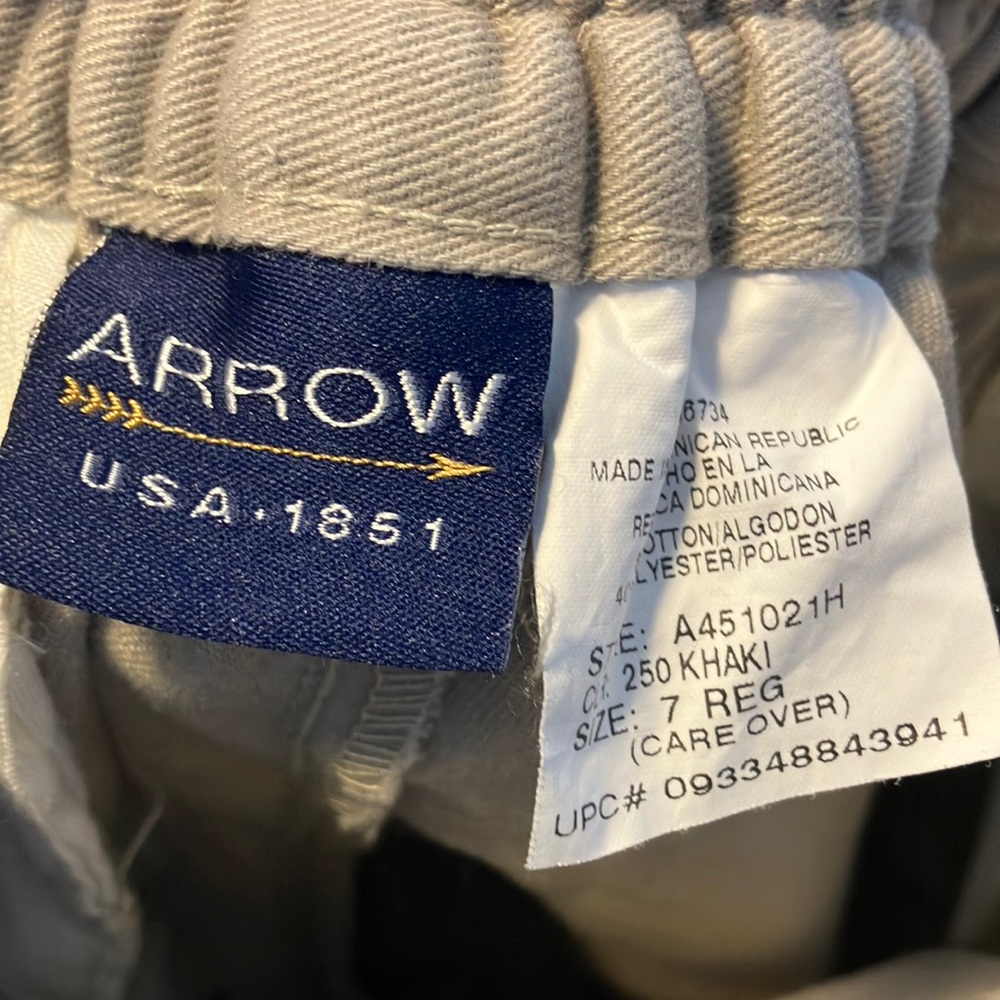 Arrow boys khaki pants